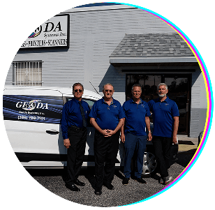 Team of technicians providing printer and copier maintenance in Palm Coast, FL